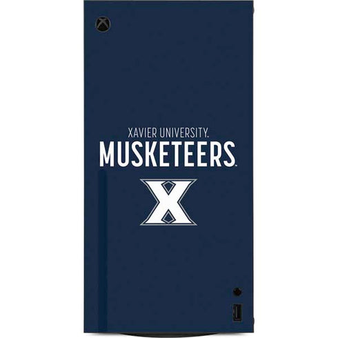 Xavier University Muskateers XBox Series X Digital Edition Console Skin